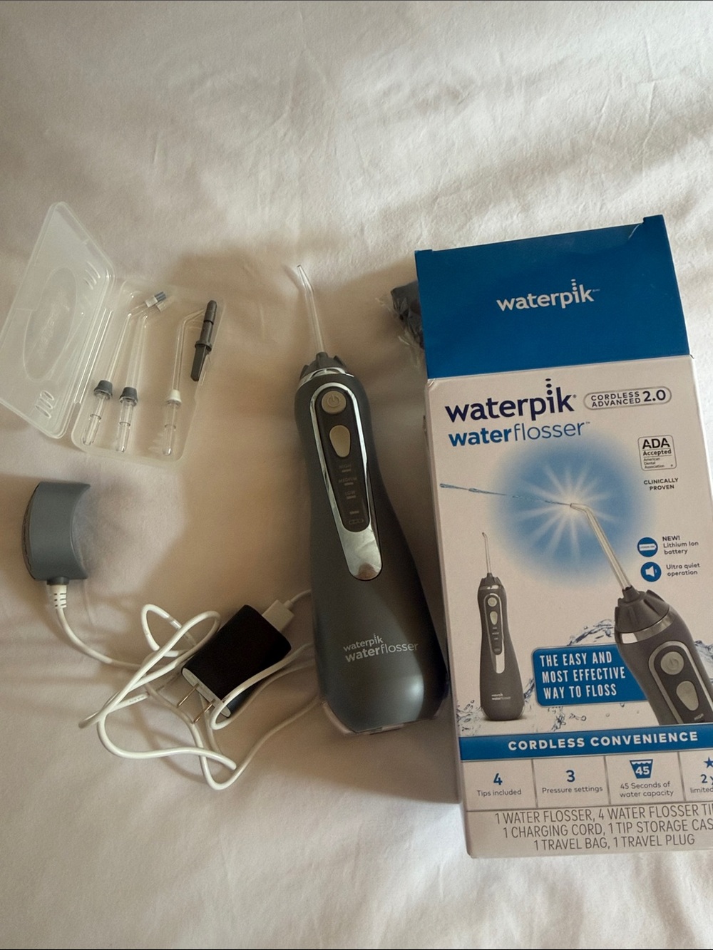 WaterPik Cordless Water Flosser - Gray - Picture 4 of 17